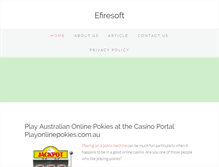Tablet Screenshot of efiresoft.com